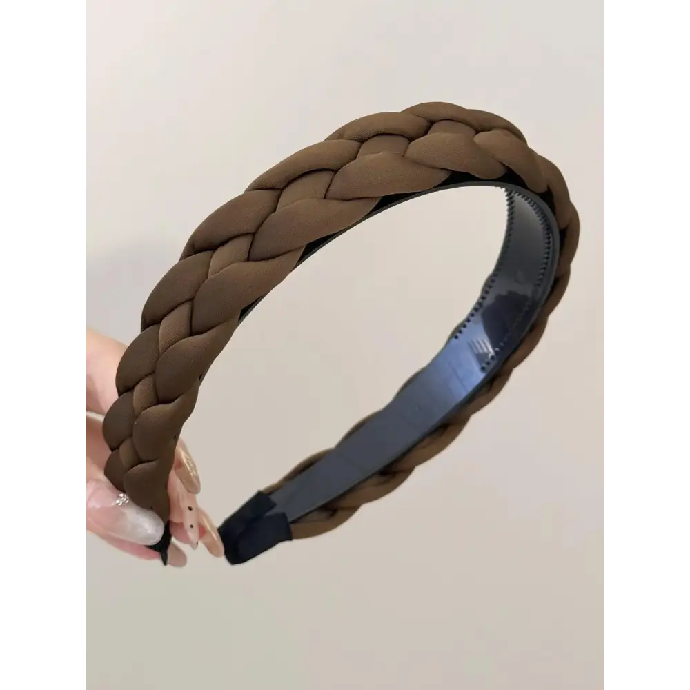 Polyester Braided Wide Headband