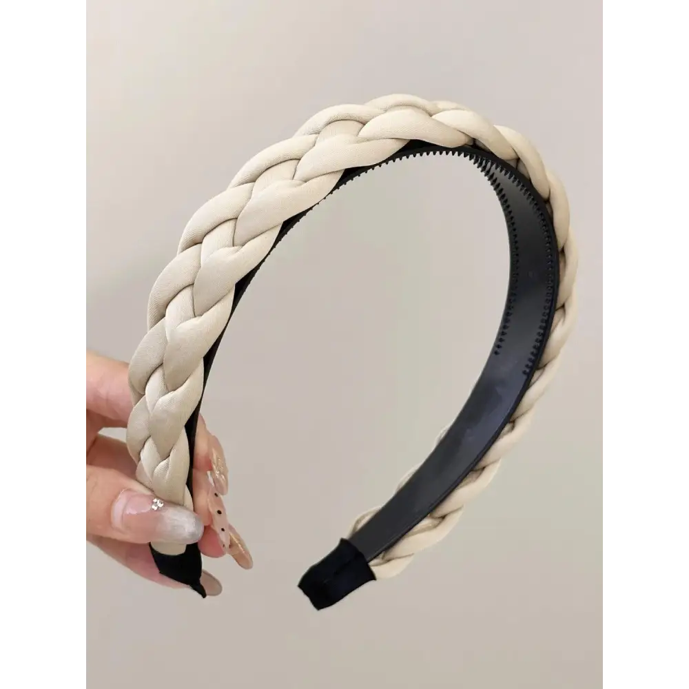 Polyester Braided Wide Headband