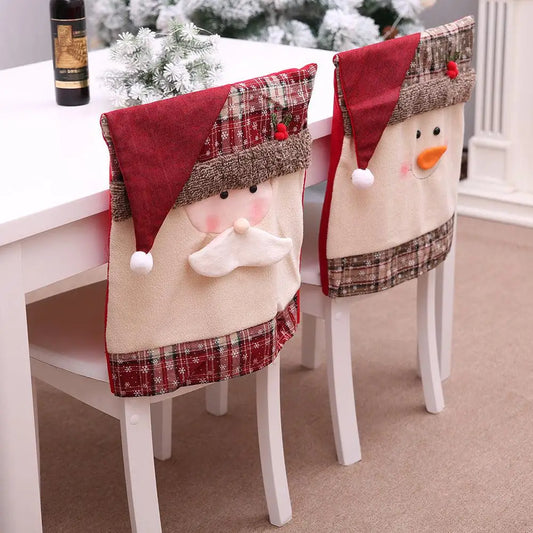 Pom-Pom Trim Chair Cover - CM Fashion