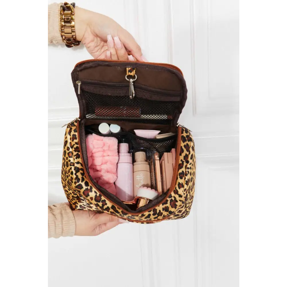 Printed Makeup Bag with Strap