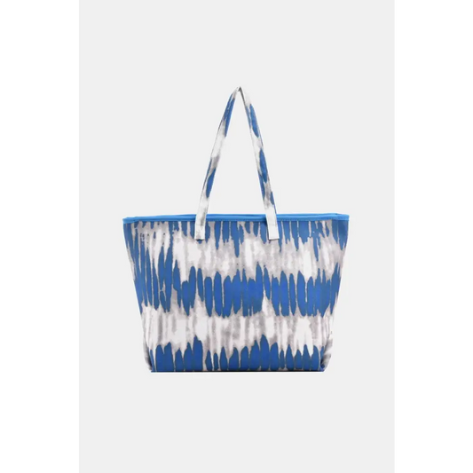 Printed PU Leather Tote Bag - CM Fashion