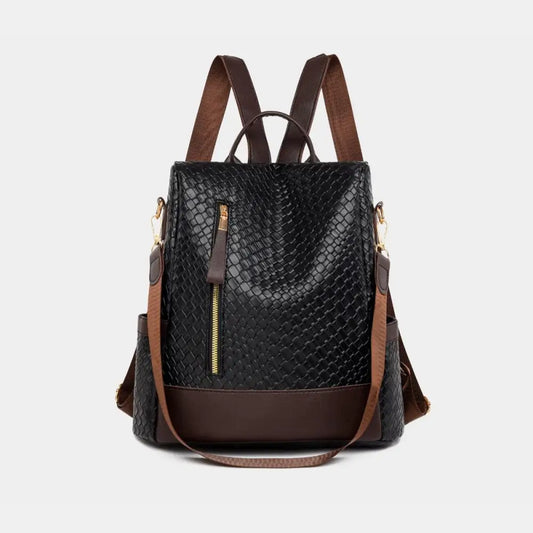 PU Leather Backpack Bag - CM Fashion