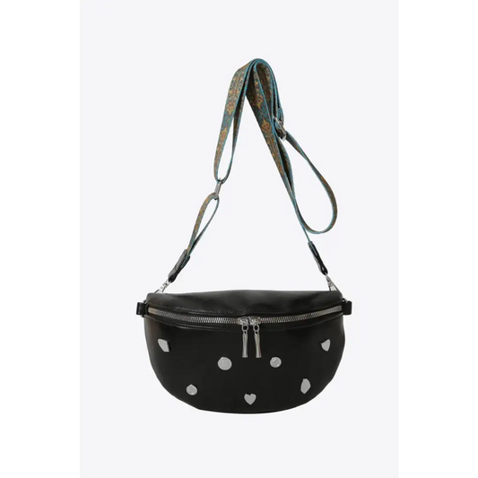 PU Leather Sling Bag - CM Fashion