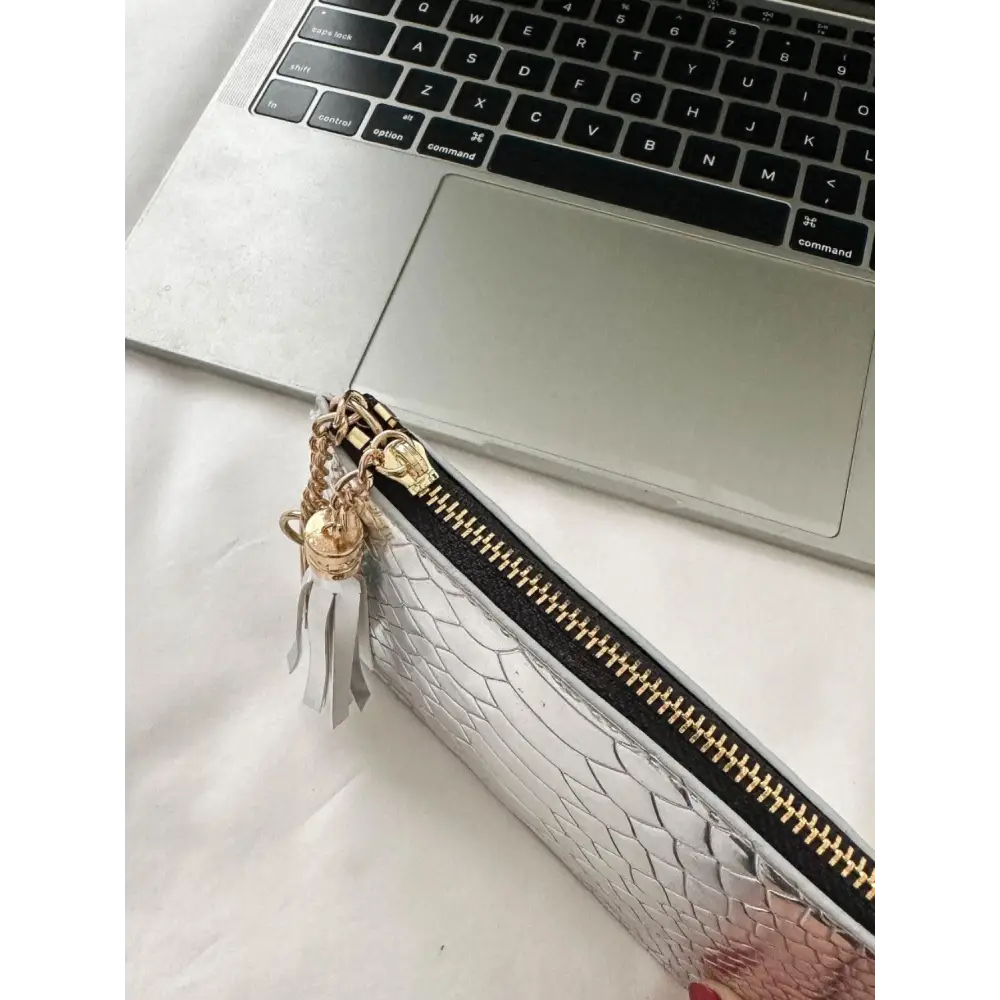 PU Leather Tassel Trim Card Case