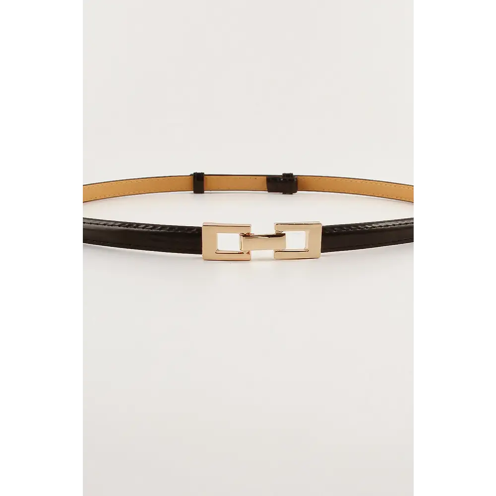 PU Skinny Belt