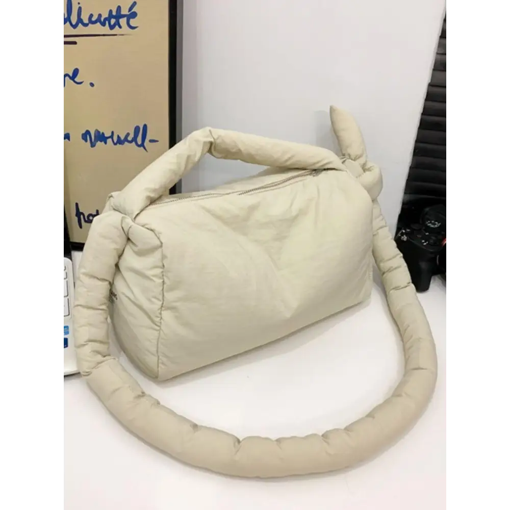 Puffy Nylon Medium Crossbody Bag