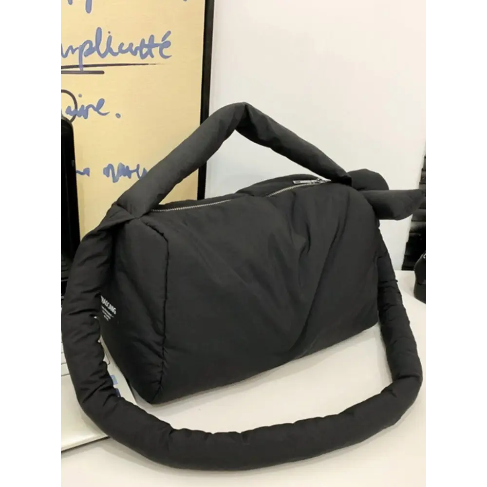 Puffy Nylon Medium Crossbody Bag