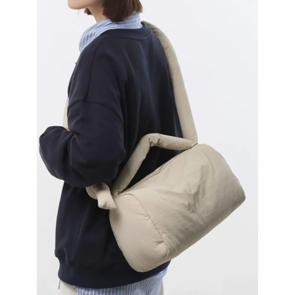 Puffy Nylon Medium Crossbody Bag