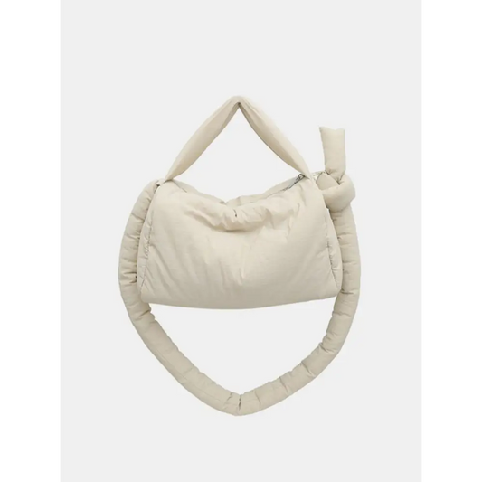 Puffy Nylon Medium Crossbody Bag - CM Fashion