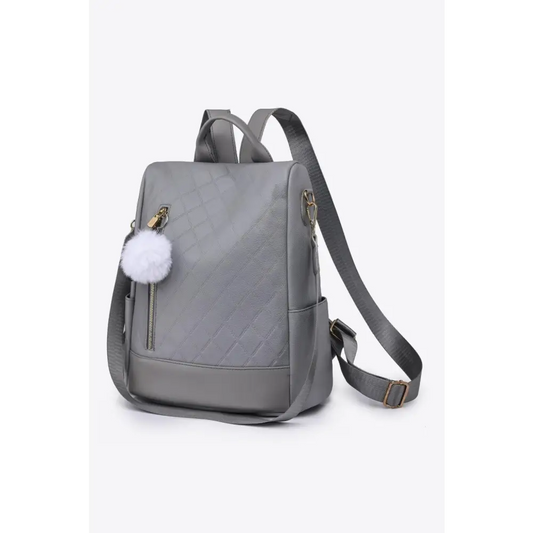 Pum-Pum Zipper Backpack - CM Fashion