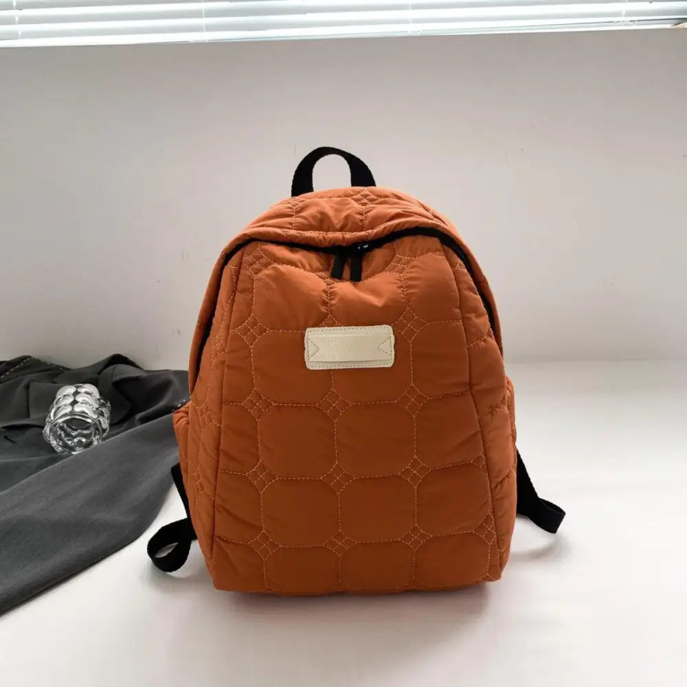 Dawnlight Quilted Polyester Backpack - Perfect for Daily Use