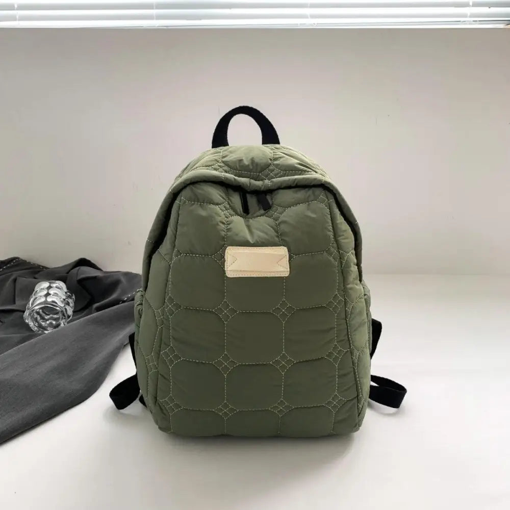 Dawnlight Quilted Polyester Backpack - Perfect for Daily Use