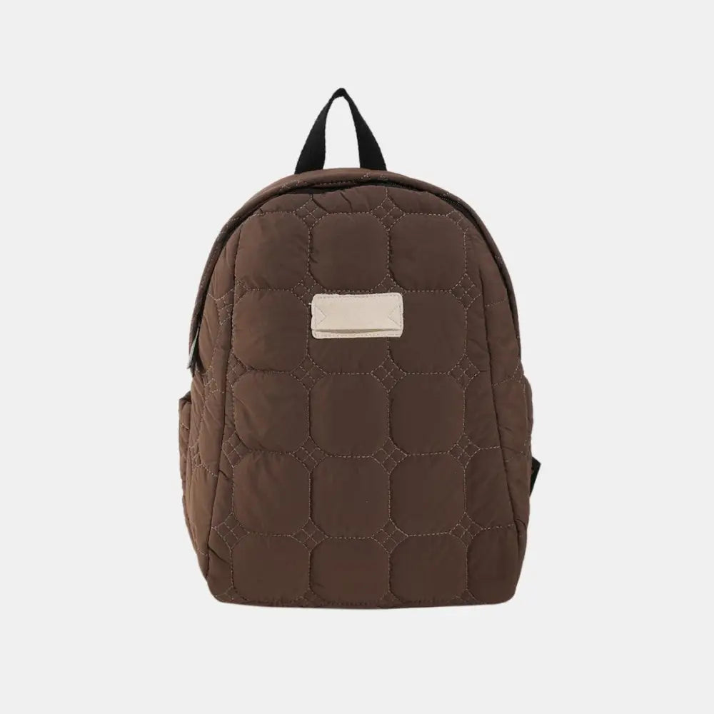 Dawnlight Quilted Polyester Backpack - Perfect for Daily Use