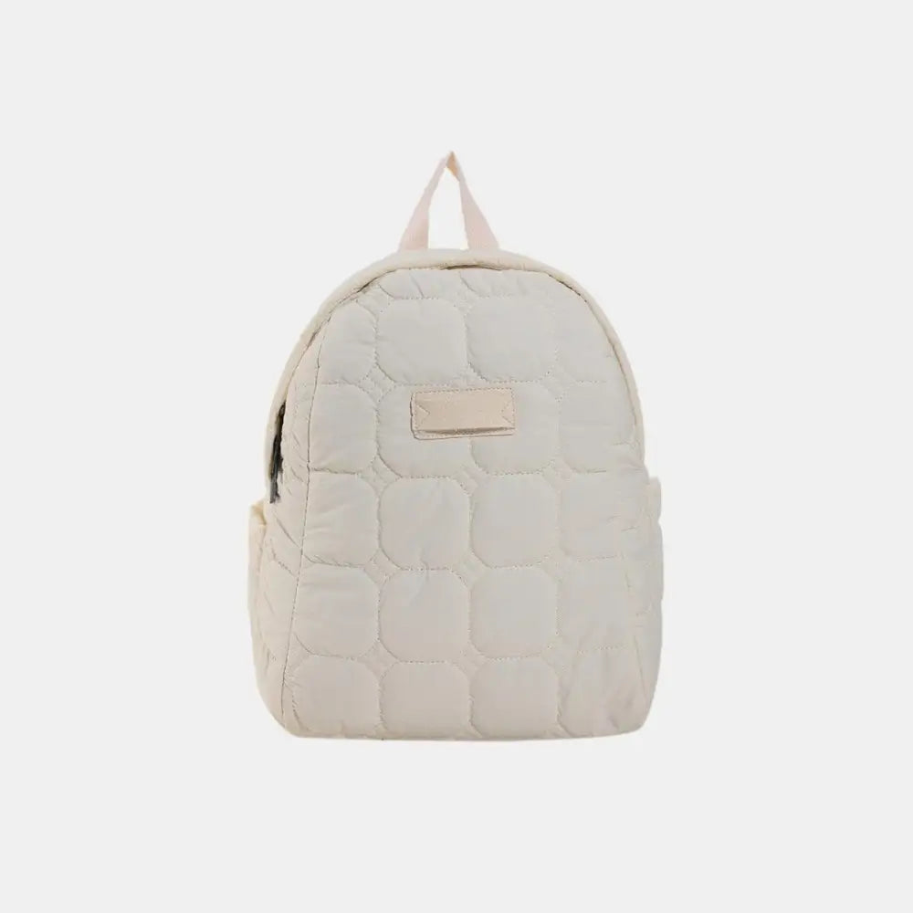 Dawnlight Quilted Polyester Backpack - Perfect for Daily Use