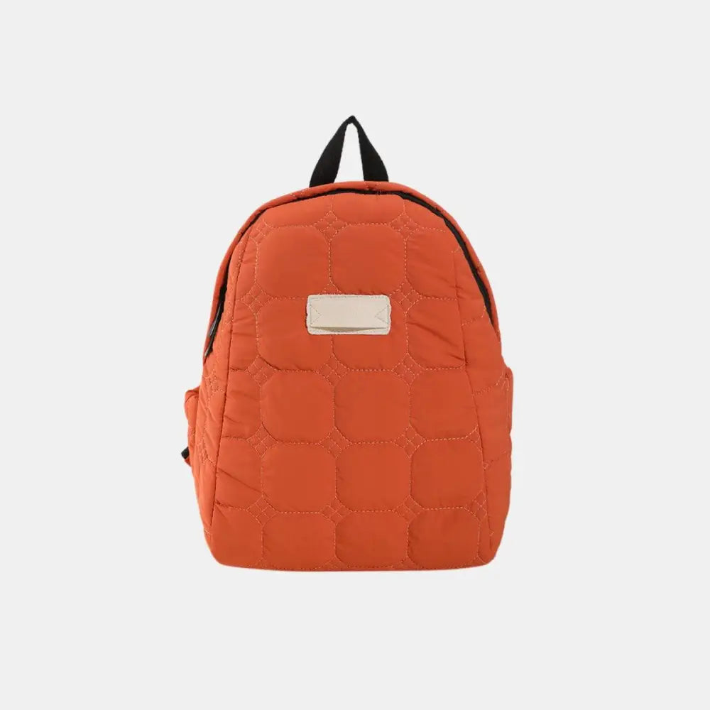 Dawnlight Quilted Polyester Backpack - Perfect for Daily Use