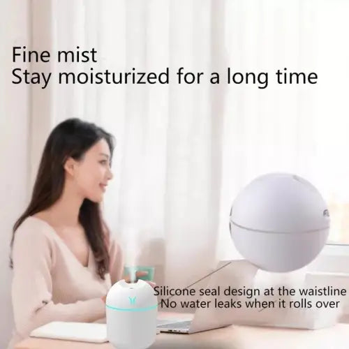 Revitalize Your Space with Mini USB Air Humidifier and Essential Oil Diffuser