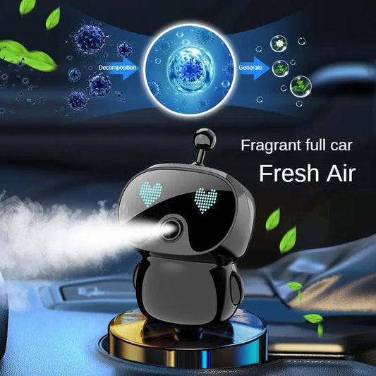 Robot Car Air Freshener and Multifunctional Humidifier for Home Aromatherapy 