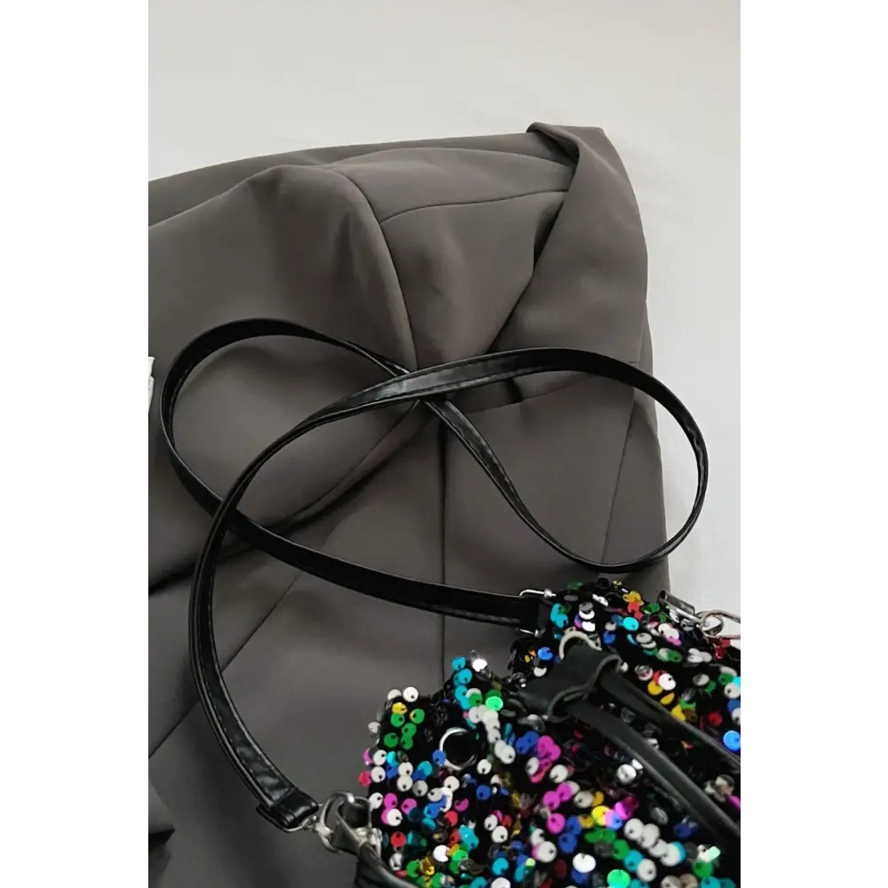 Shimmering Sequin Drawstring Bucket Bags for Every Occasion