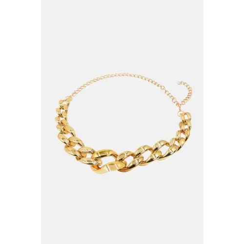 Acrylic Chain Belt - Gold / One Size - CynthiaMonica CM