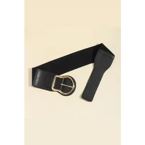 Black Zinc Alloy Belt