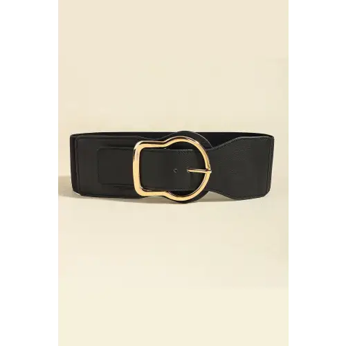 Black Zinc Alloy Belt