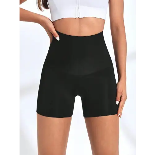 High Waist Active Shorts - Black / S - CynthiaMonica CM