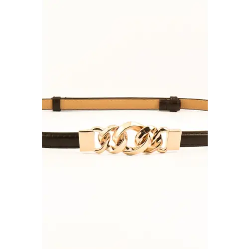 Sleek White Belt