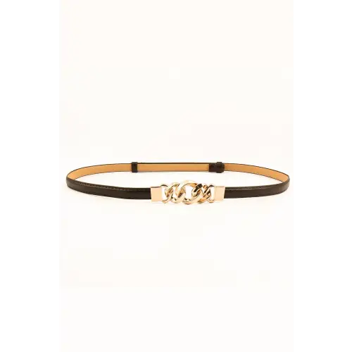 Sleek White Belt
