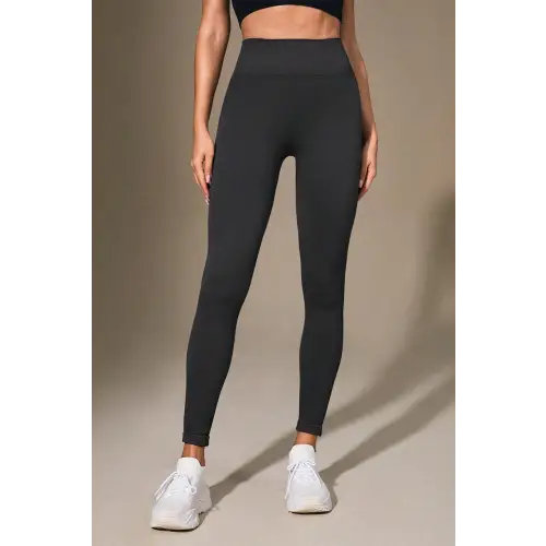 Wide Waistband Sports Leggings - CM Fashion