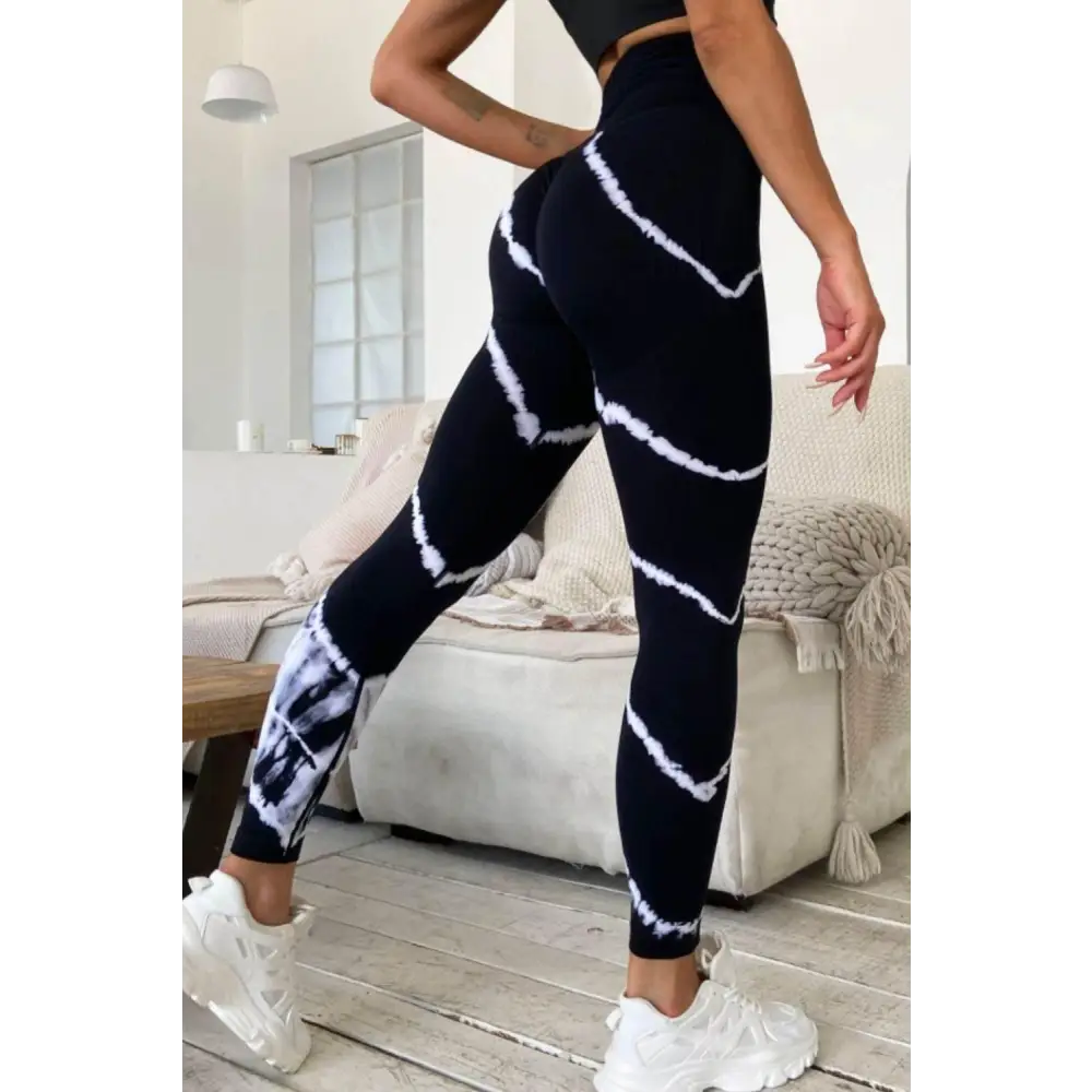 Slim Fit High Waist Long Active Pants