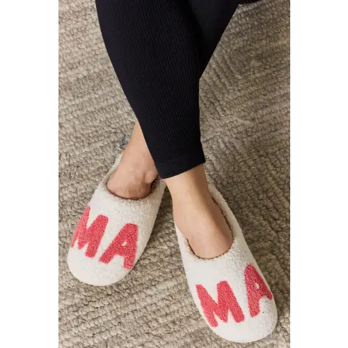 Snuggle Up in Melody Mama Pattern Cozy Slippers