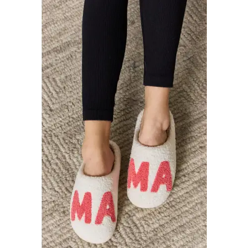 Snuggle Up in Melody Mama Pattern Cozy Slippers