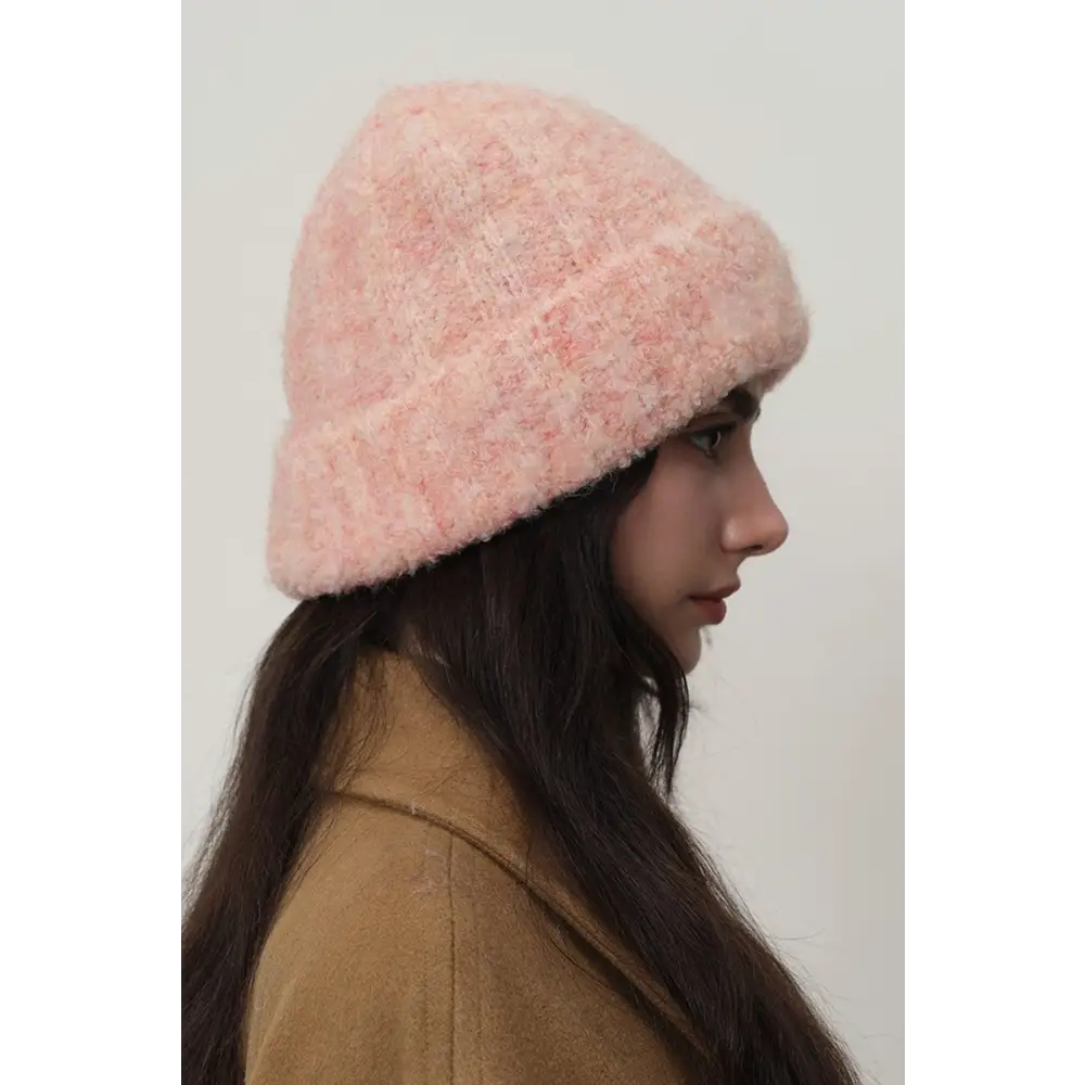 Solid Color Thermal Knit Hat