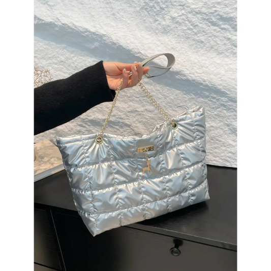 Bubble Texture Tote Bag - CM Fashion