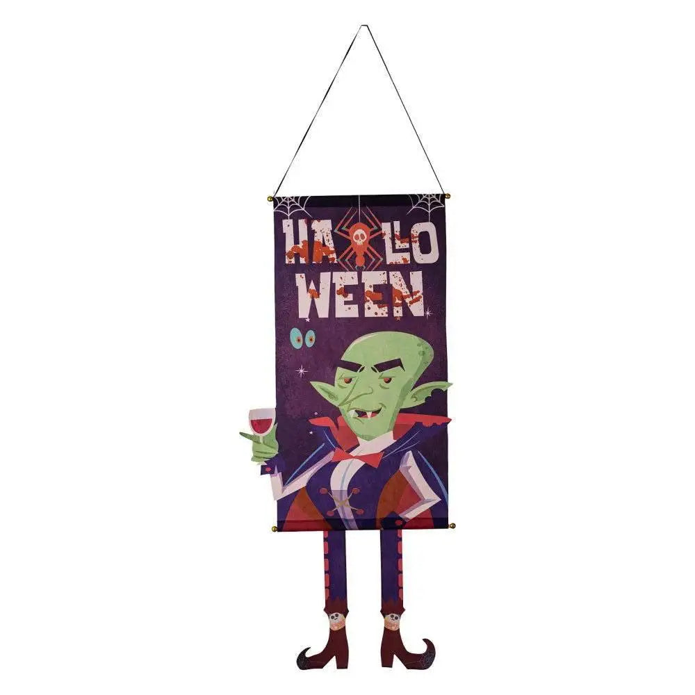 Spook Up Your Space with Assorted 2-Piece Halloween Element Hanging Decor