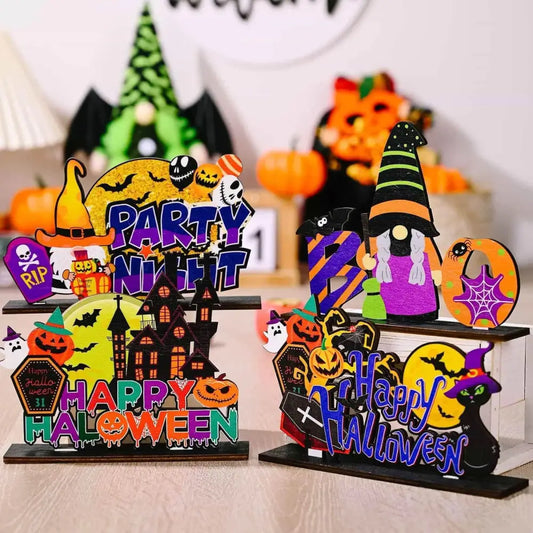 Assorted 2-Piece Halloween Element Ornaments - Style A / One Size - CynthiaMonica CM