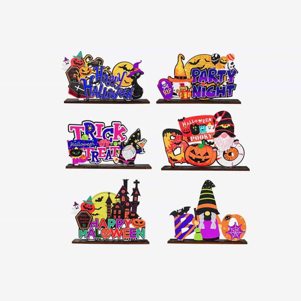 Spooktacular Assorted 2-Piece Halloween Element Ornaments