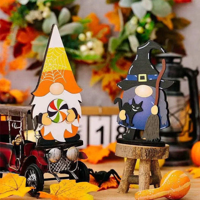 Spooktacular Assorted 2-Piece Halloween Element Ornaments for Festive Fun