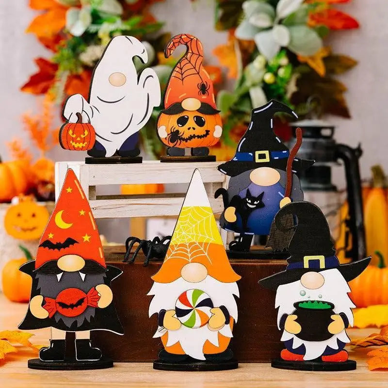 Spooktacular Assorted 2-Piece Halloween Element Ornaments for Festive Fun