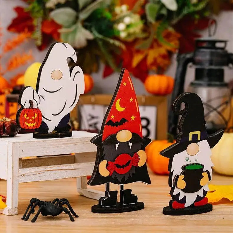 Spooktacular Assorted 2-Piece Halloween Element Ornaments for Festive Fun