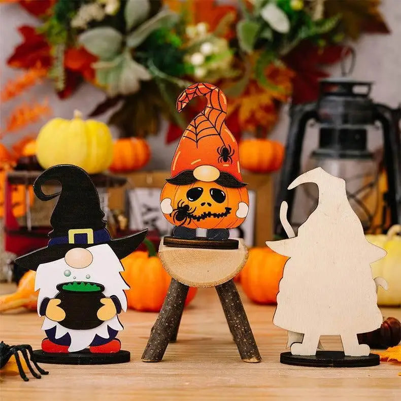 Spooktacular Assorted 2-Piece Halloween Element Ornaments for Festive Fun