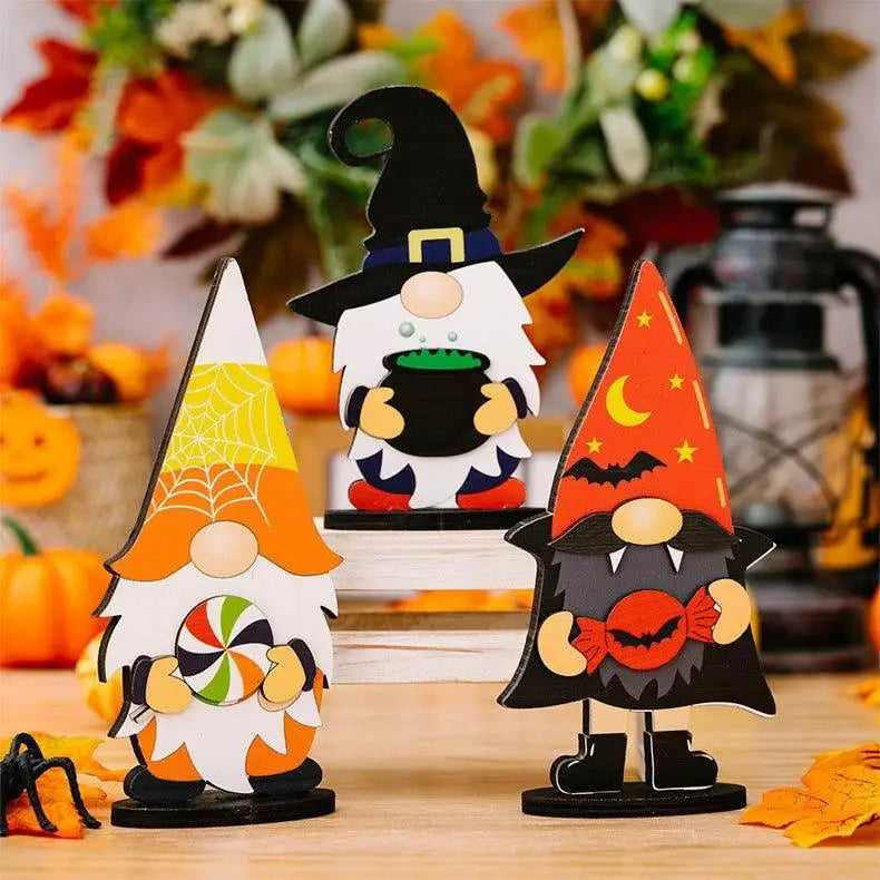 Spooktacular Assorted 2-Piece Halloween Element Ornaments for Festive Fun