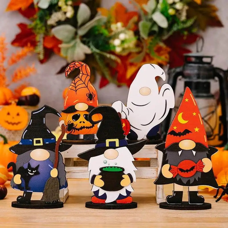 Spooktacular Assorted 2-Piece Halloween Element Ornaments for Festive Fun