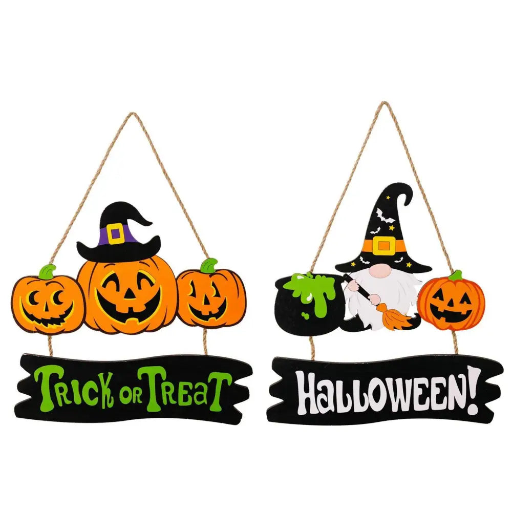 Spooktacular Halloween Trick or Treat Hanging Widget for Festive Fun