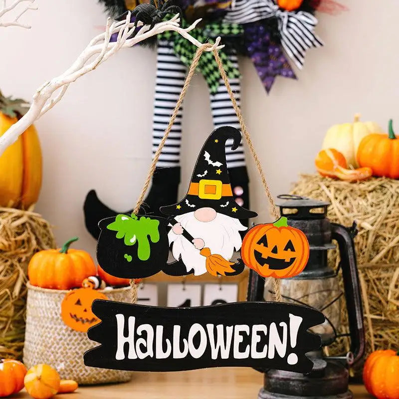 Spooktacular Halloween Trick or Treat Hanging Widget for Festive Fun