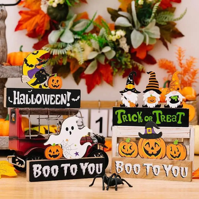 Spooky Chic Assorted 2-Piece Halloween Element Ornaments