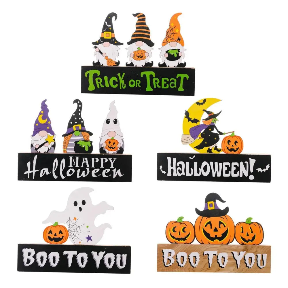 Spooky Chic Assorted 2-Piece Halloween Element Ornaments