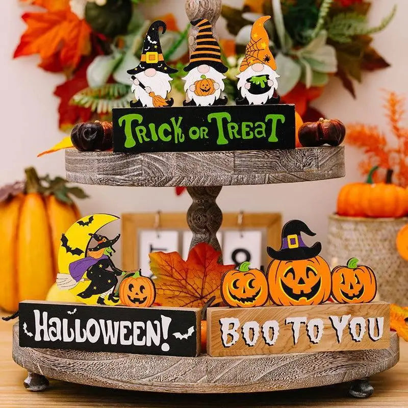 Spooky Chic Assorted 2-Piece Halloween Element Ornaments