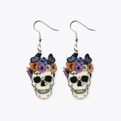 Halloween Theme Acrylic Dangle Earrings - CM Fashion