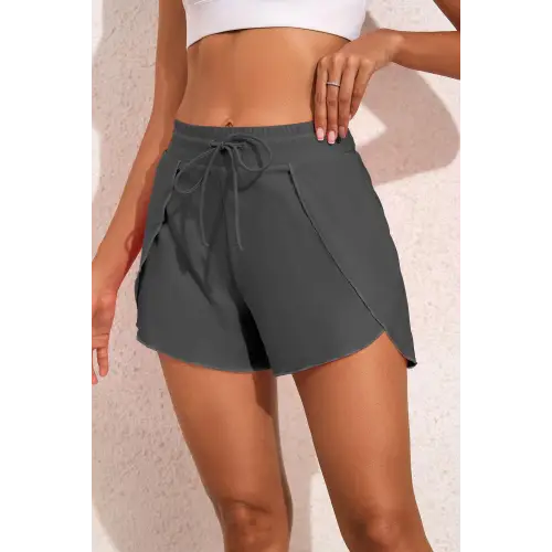 Stretchy Synz Drawstring Waist Swim Shorts for Beach Comfort